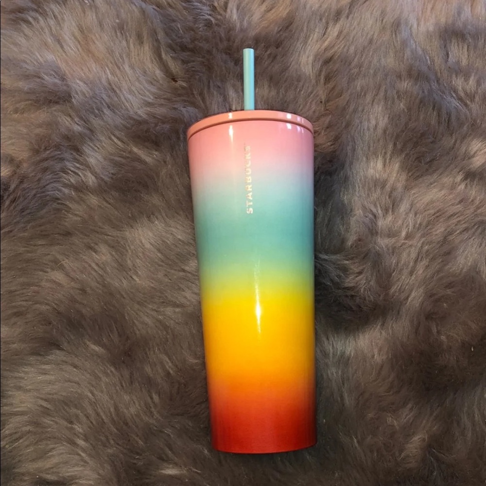 NWT Starbucks rainbow tumblr